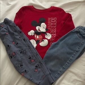 jumping beans Red Mickey Mouse 3-Piece bundle set